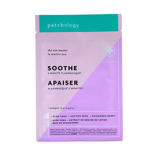 FlashMasque 5 Minute Sheet Mask - Soothe  --4x21ml/0.74oz - Patchology by Patchology