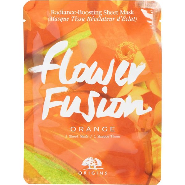 Flower Fusion Orange Radiance-Boosting Sheet Mask --1pc - Origins by Origins