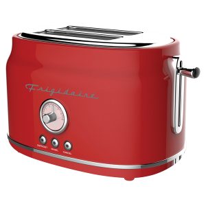 Frigidaire ETO102-RED 2-Slice 900-Watt Retro Stainless Steel Toaster (Red)