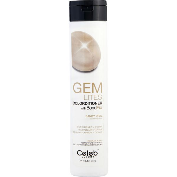 GEM LITES COLORDITIONER WITH BONDFIX SANDY OPAL 8.25 OZ - CELEB LUXURY by Celeb Luxury