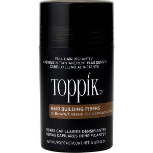 HAIR BUILDING FIBERS LIGHT BROWN REGULAR 12G/0.42 OZ - TOPPIK by Toppik