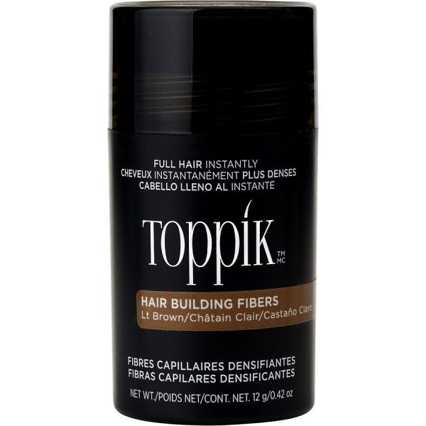 HAIR BUILDING FIBERS LIGHT BROWN REGULAR 12G/0.42 OZ - TOPPIK by Toppik