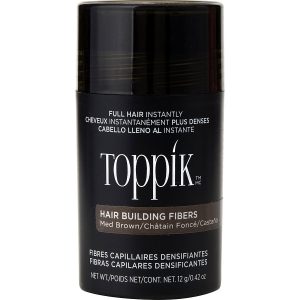 HAIR BUILDING FIBERS MEDIUM BROWN REGULAR 12G/0.42 OZ - TOPPIK by Toppik