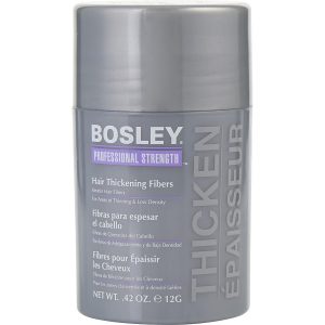 HAIR THICKENING FIBERS - DARK BROWN- 0.42 OZ - BOSLEY by Bosley