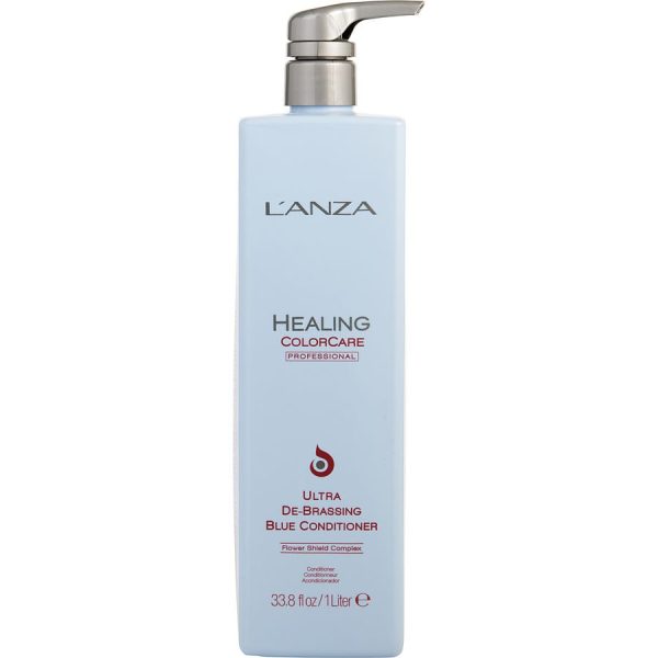 HEALING COLORCARE DE-BRASSING BLUE CONDITIONER 33.8 OZ - LANZA by Lanza