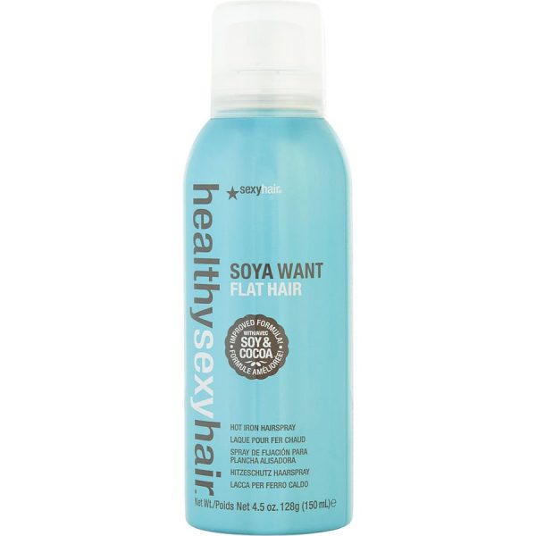 HEALTHY SEXY SOYA WANT FLAT IRON SPRAY 4.5 OZ - SEXY HAIR by Sexy Hair Concepts