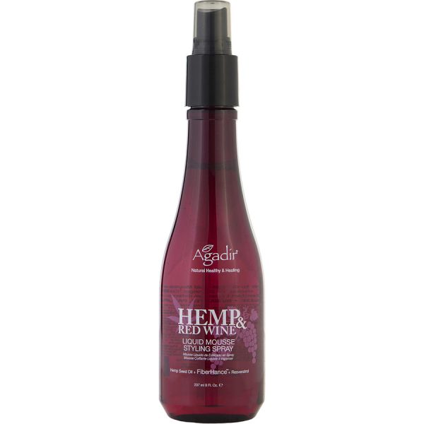 HEMP & RED WINE LIQUID MOUSSE 8 OZ - AGADIR by Agadir