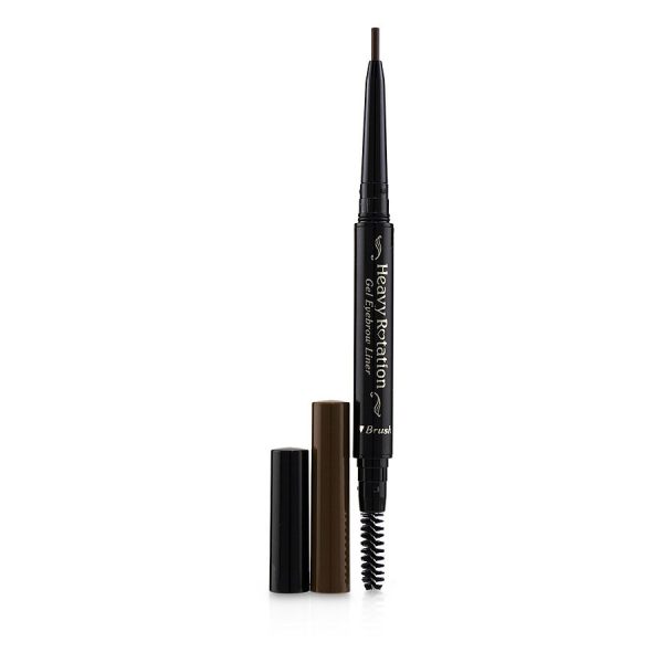 Heavy Rotation Gel Waterproof Eyebrow Liner - # 02 Dark Brown  --0.1g/0.004oz - KISS ME by Isehan Japan