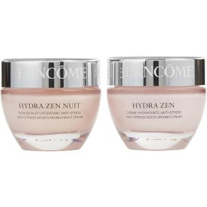 Hydra Zen Moisturising Partners Set: Anti-Stress Moisturising Cream 50ml/1.7oz + Anti-Stress Moisturising Night Cream 50ml/1.7oz - All Skin Types --2pcs - LANCOME by Lancome