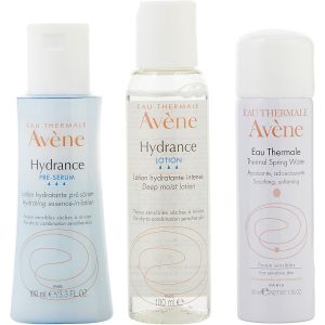 Hydrance Travel Kit: Eua Thermale 50ml + Hydrating Lotion 100ml + Hydrating Essence-In-Lotion 100ml --3pcs - Avene by Avene