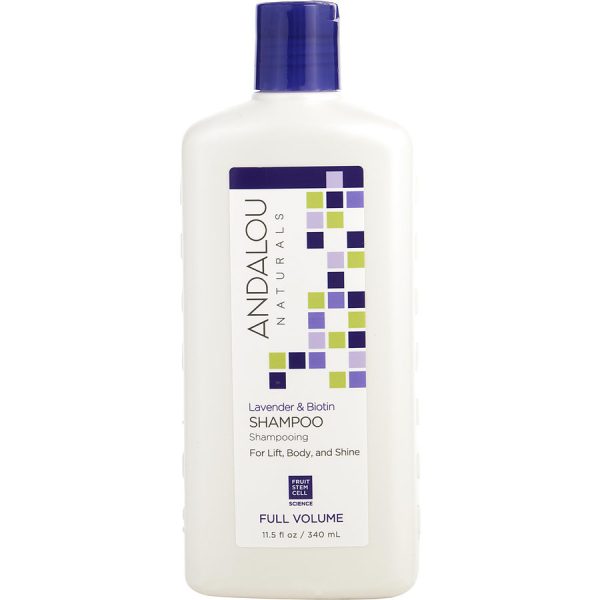 LAVENDER & BIOTIN FULL VOLUME SHAMPOO 11.5 OZ - Andalou Naturals by Andalou Naturals