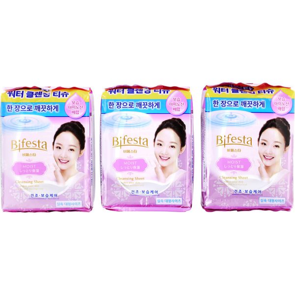 Moisturizing Cleansing Sheets --3packs - Bifesta by Bifesta