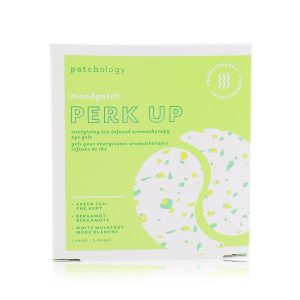 Moodpatch - Perk Up Energizing Tea-Infused Aromatherapy Eye Gels (Green Tea+Bergamot+White Mulberry)  --5pairs - Patchology by Patchology