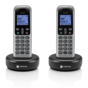 Motorola T602 T6 Series Cordless Phone with Caller ID and 2 Handsets