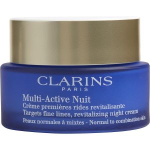 Multi-Active Night Targets Fine Lines Revitalizing Night Cream ( Normal to Combination Skin ) --50ml/1.6oz - Clarins by Clarins