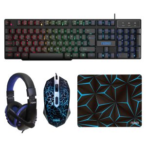 Naxa NG-5002 3-in-1 Professional Gaming Combo with Keyboard