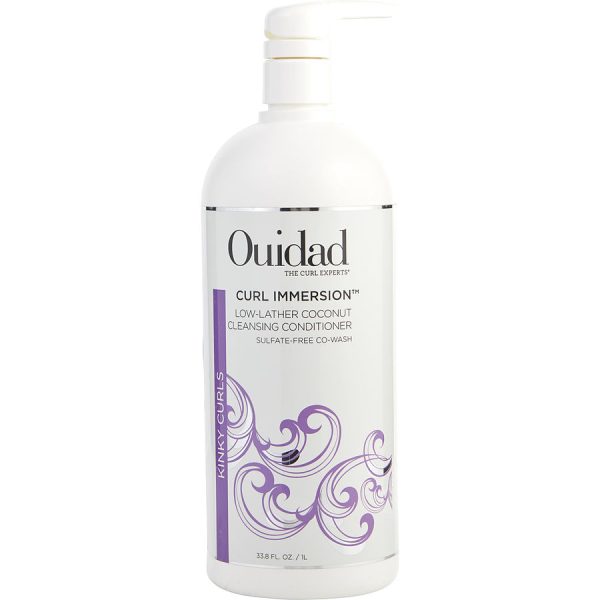 OUIDAD CURL IMMERSION COCONUT CLEANSING CONDITIONER LOW LATHER 33.8 OZ - OUIDAD by Ouidad