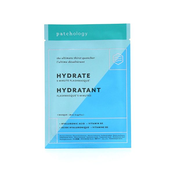 FlashMasque 5 Minute Sheet Mask - Hydrate  --4x28ml/0.95oz - Patchology by Patchology