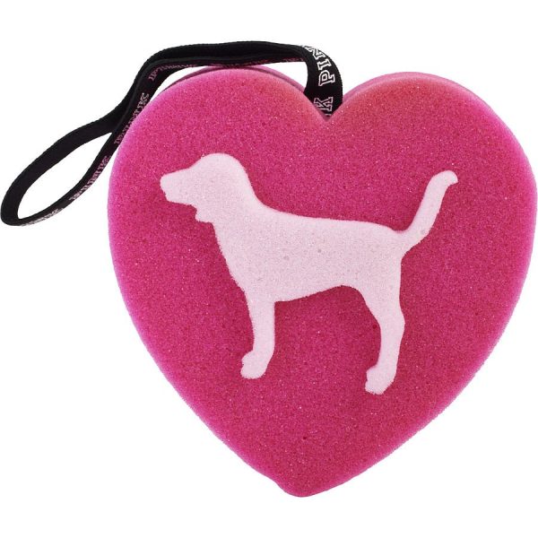 Pink Bath Sponge - Dottie Dog -- - VICTORIA'S SECRET by Victoria's Secret