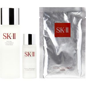 Pitera Essence Set: Facial Treatment Essence 75ml/2.5oz + Facial Treatment Clear Lotion 30m/1oz + Facial Treatment Mask 1pc --3pcs - SK II by SK II