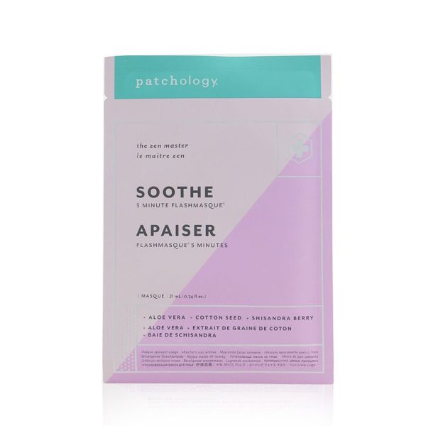 Resting Beach Face Soothing Sheet Mask & Lip Gel Kit: 2x Soothe Sheet Masks + 2 Hydrating Lip Gels Patches  --4pcs - Patchology by Patchology