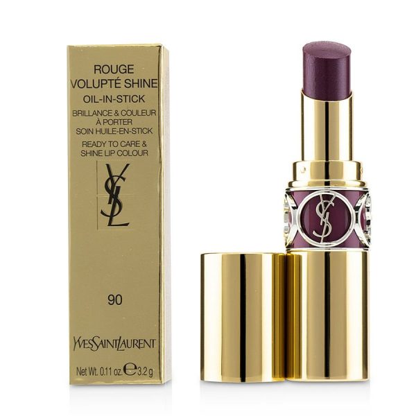 Rouge Volupte Shine - # 90 Plum Tunique  --3.2g/0.11oz - YVES SAINT LAURENT by Yves Saint Laurent