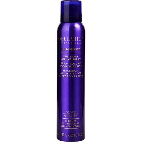 SEABERRY QUICK-DRY VOLUME SPRAY ALL HAIR TYPES 5.7 OZ - OBLIPHICA by Obliphica