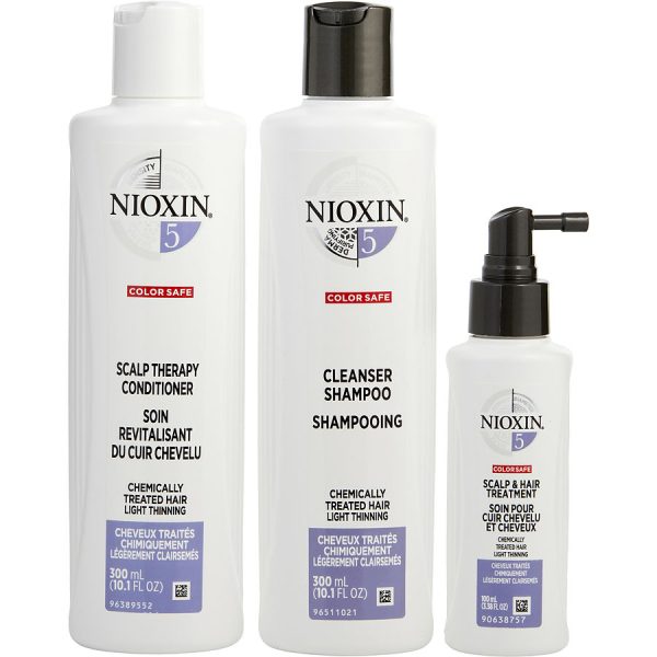 SET-3 PIECE MAINTENANCE KIT SYSTEM 5 WITH CLEANSER 10.1 OZ & SCALP THERAPY 10.1 OZ & SCALP TREATMENT 3.38 OZ - NIOXIN by Nioxin