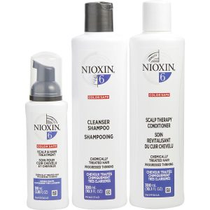 SET-3 PIECE MAINTENANCE KIT SYSTEM 6 WITH CLEANSER 10.1 OZ & SCALP THERAPY 10.1 OZ & SCALP TREATMENT 3.38 OZ - NIOXIN by Nioxin