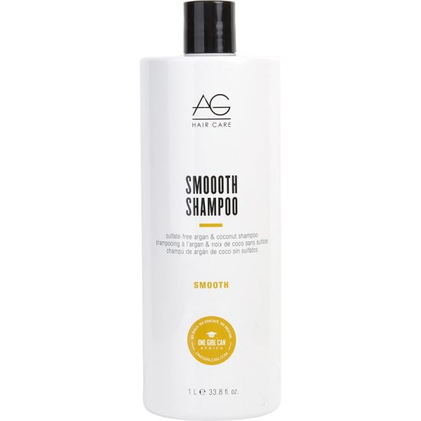 SMOOTH SULFATE-FREE ARGAN AND COCONUT SHAMPOO 33.8 OZ - AG HAIR CARE by AG Hair Care