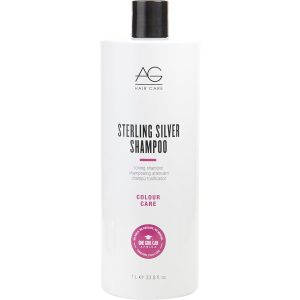 STERLING SILVER TONING SHAMPOO 33.8 OZ - AG HAIR CARE by AG Hair Care