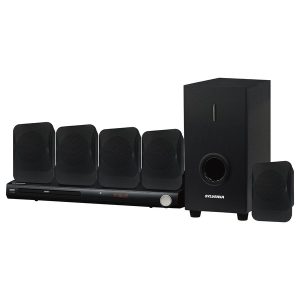 SYLVANIA SDVD5089 5.1-Channel 450-Watt DVD Home Theater System with 5 Satellite Surround Sound Speakers