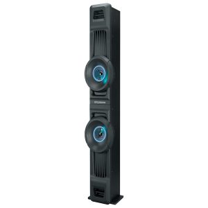 SYLVANIA SP800 Dual 3-Inch 10-Watt Bluetooth Light-up Tower Speaker with FM Radio