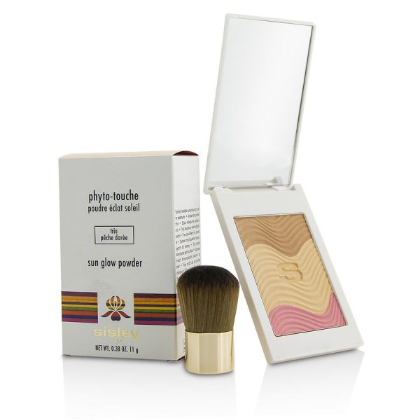 Phyto Touche Sun Glow Powder With Brush - # Trio Peche Doree  --11g/0.38oz - Sisley by Sisley