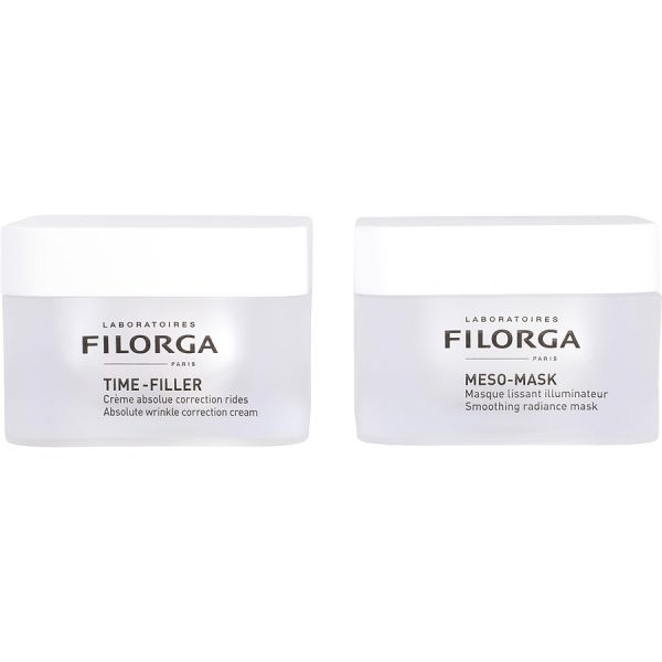 Smoothing & Glowing Effet Set: Meso-Mask 50ml + Time-Filler 50ml --2 x 50ml/1.7oz - Filorga by Filorga