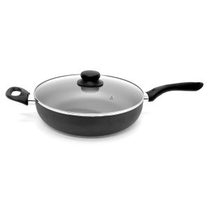 Starfrit Starbasix 034458-002-0000 11-Inch Nonstick Aluminum Deep Fry Pan with Lid