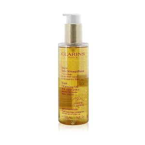 Total Cleansing Oil with Alpine Golden Gentian & Lemon Balm Extracts (All Waterproof Make-up)  --150ml/5oz - Clarins by Clarins