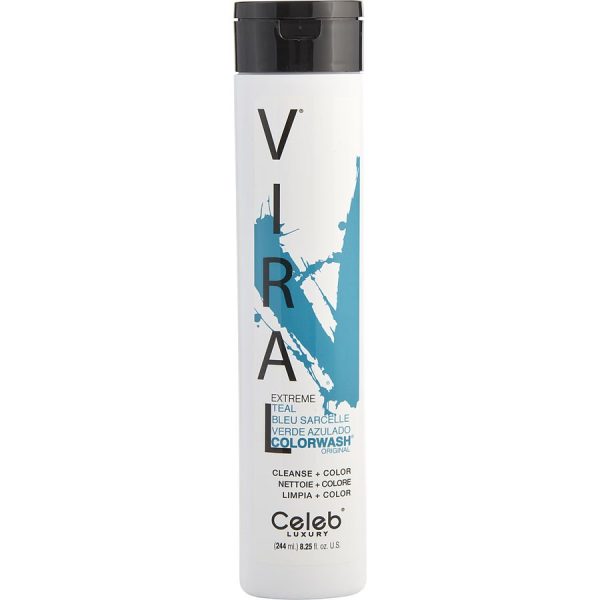 VIRAL COLORWASH EXTREME TEAL 8.25 OZ - CELEB LUXURY by Celeb Luxury