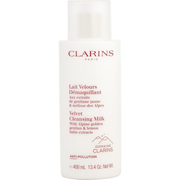 Velvet Cleansing Milk --400ml/13.5oz - Clarins by Clarins