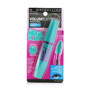 Volum' Express The Mega Plush Waterproof Mascara - # 275 Very Black  --9ml/0.3oz - Maybelline by Maybelline