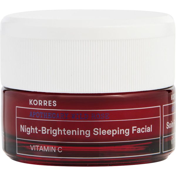 Wild Rose Night-Brightening Sleeping Facial 1.35 OZ - Korres by Korres