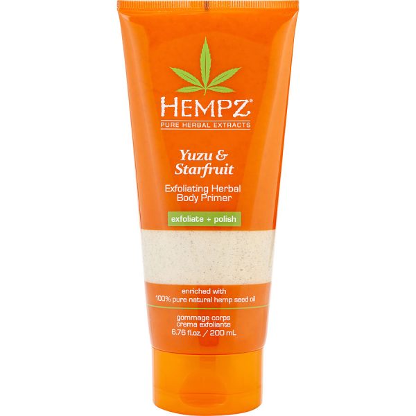 YUZU & STARFRUIT EXFOLIATING HERBAL BODY PRIMER 6.76 OZ - HEMPZ by Hempz