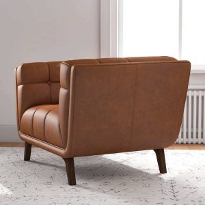 Addison Lounge Chair (Cognac Leather)