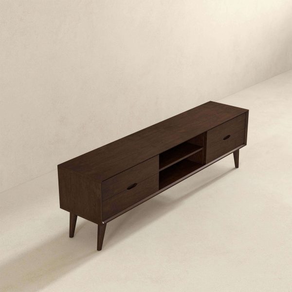 Adrian Mid-Century Modern TV Stand (Walnut)