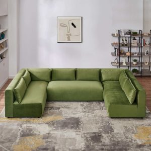 Aleny Modular Corner Sectional Mid-Century Modern Sofa