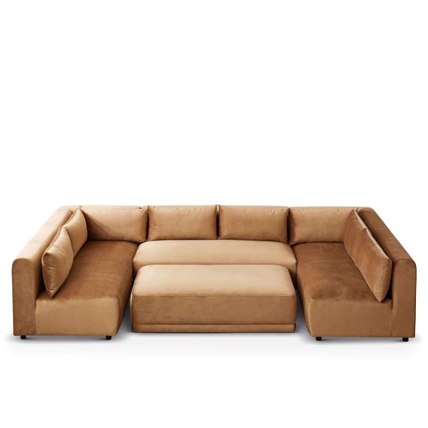 Aleny Modular Corner Sectional Mid-Century Modern Sofa