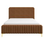 Bethany Velvet Upholstered Platform Bed