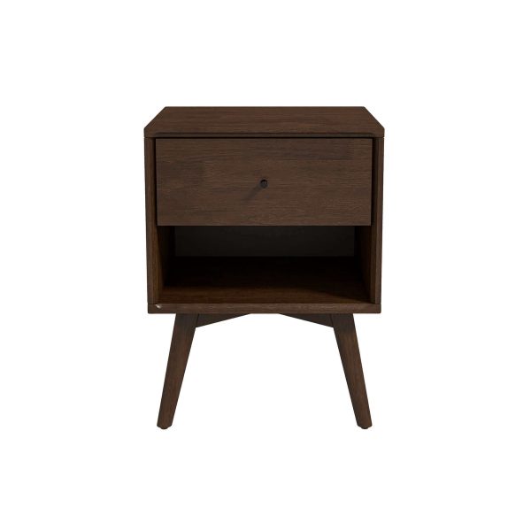 Caroline Mid Century Modern Style Night Stand 1-Drawer