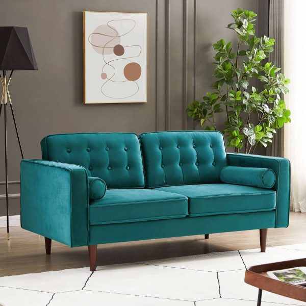 Casey Velvet Loveseat