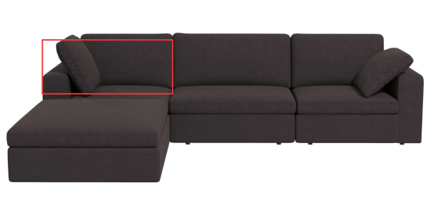 Cecilia Modular Corner Sectional (1/4 left)